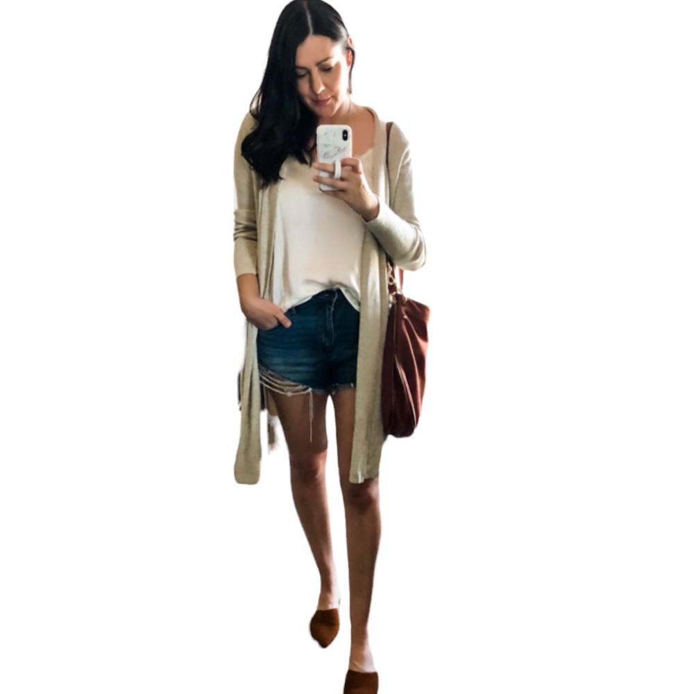 Leith Longline Cardigan Sweater